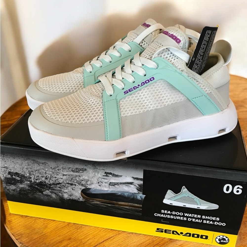 New Sea-Doo Water Shoes - Grey - Mens US Size 6‎ - Womens US Size 8- 4442592509